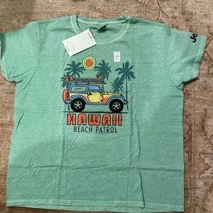 Green Jeep Hawaii Beach Patrol Sz XXL